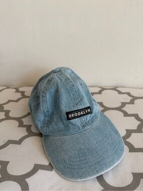 Brooklyn Denim Baseball Cap - Washed Light Blue